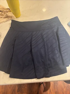 Nike Navy Zebra Print Blue Women's Tennis Skirt thumbnail 4