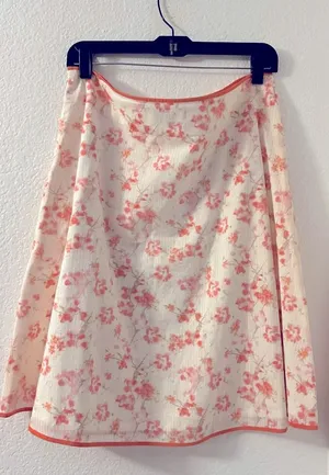 Ann Taylor Floral A-Line Skirt thumbnail 1