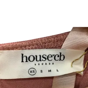 New House of CB London BODY Rose Bandage Midi Dress Long sleeve Pink bandage Y2K thumbnail 9