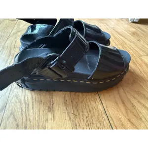Dr. Martens Voss Leather Sandals‎ Black Women's 5 Chunky Platform Goth thumbnail 3