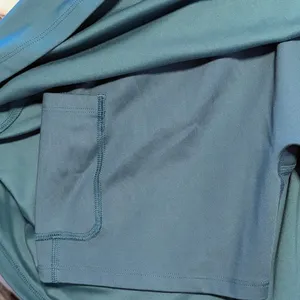 Girlfriend Collective Lola Alpine Green V-Neck Dress thumbnail 6