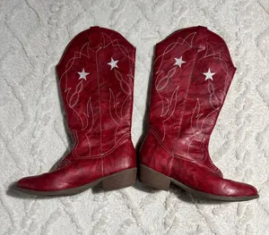 Cowgirl boots red 39 euro size thumbnail 1