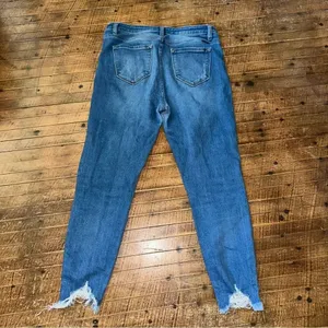 KanCan Light Blue Distressed Jeggings thumbnail 3