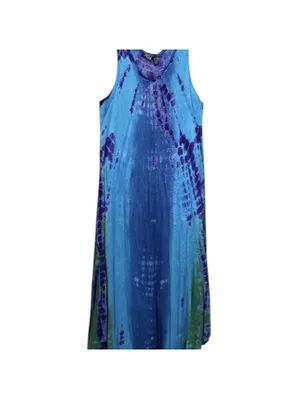 Women's Blue and Multi Dress Size undefined thumbnail 3
