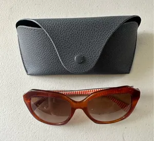 Ralph By Ralph Lauren RA 5255 Red Havana Oversized Square Frames Sunglasses thumbnail 1