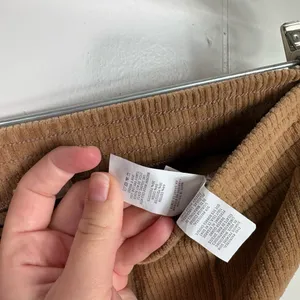 Aerie Brown Ribbed Stretch Corduroy Flare Pants High Waisted Regular Stretchy L thumbnail 3