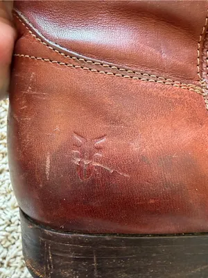 Frye Leather Riding Boots Women 9B Cognac Equestrian Made in Mexico thumbnail 2