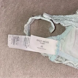 Gilly Hicks Hollister Lace Halter Bralette in Mint Green thumbnail 4