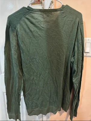 GAP Olive Green V-Neck Sweater thumbnail 4
