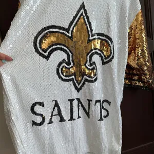 New Orleans Saints | Sequin Karama "Karma" 41 Jersey | Size Large thumbnail 3