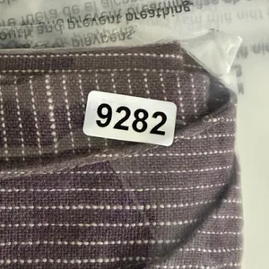 Garnet Hill Womens 0 Plum Striped 100% Linen Drop Waist Shift Dress 45889 thumbnail 9