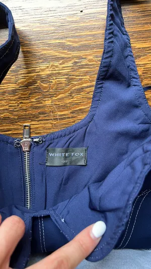 Blue White Fox Top  thumbnail 2