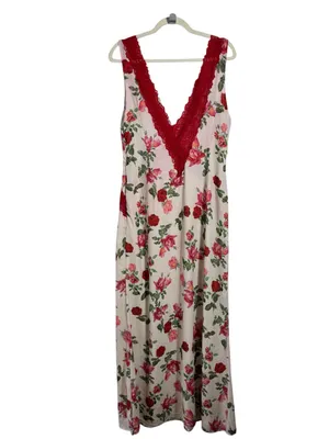 Peppermayo Aoifie Maxi Dress Size XL Ivory Bloom Floral Lace Low Back Evening thumbnail 4