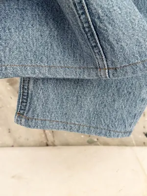 AGOLDE 90s Pinch Waist High Rise Straight Jeans in Navigate thumbnail 3