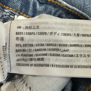 Abercrombie & Fitch Jeans Womens 27/4L Ankle Straight Ultra High Rise Distressed thumbnail 6
