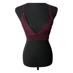 Aerie Plum Purple Desert Lace Racerback Bralette Size Small 2862 thumbnail 4
