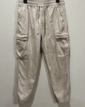 Refuge Cream/Khaki Cargo Joggers thumbnail 2