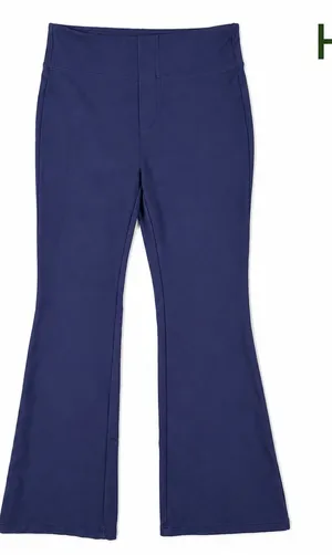 Halara Navy Bootcut Pants Pull On Stretch High Rise Size M thumbnail 1