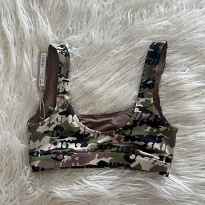 Skims Signature Swim Tank Logo Camo Size XS thumbnail 6