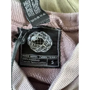 Alphalete Women's Terry Oversized Crop Pullover - Rose Quartz , Size Small thumbnail 9