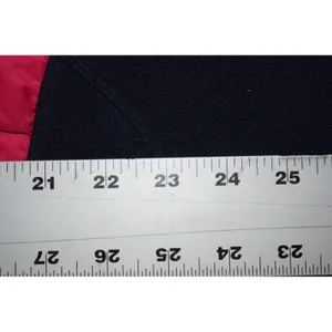 Lauren Ralph Lauren Active Jacket Womens XL Pink Navy Hybrid Quilted Fleece Zip thumbnail 8