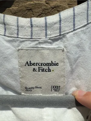 Abercrombie The A&F Mara Linen-Blend Vest Mini Dress Size XXST thumbnail 4