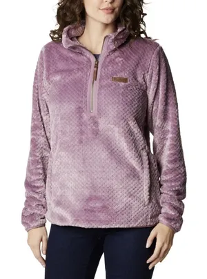 NWOT Columbia Fire Side Sherpa 1/4 Zip Faux Fur Fleece Pullover thumbnail 1