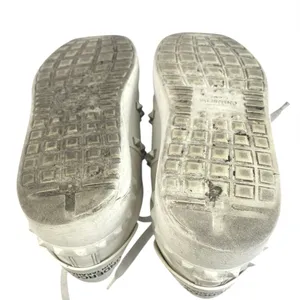 Valentino Garavani Rockstud Women's White Lace Up Low Top Leather Sneakers Sz 9 thumbnail 4