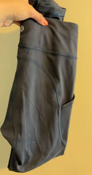 Navy Blue Lululemon Leggings thumbnail 1