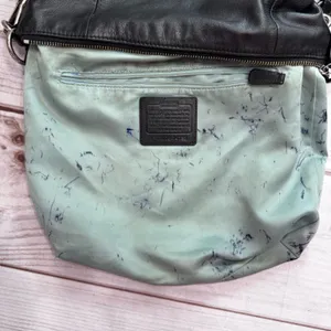 Coach Kristin Convertible Hobo Bag Black Leather Shoulder Bag No. G1076-14783 thumbnail 9