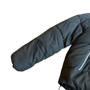 Deluc 5315D Black Puffer Coat Zip-Down Pockets Jacket Cozy Size XS Women's thumbnail 4