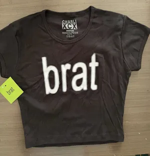 🟩 Official Charli Xcx Brat Baby Tee 🟩 thumbnail 1