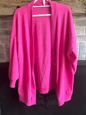 GeeGee pink Cardigan‎ women’s 2XL thumbnail 1