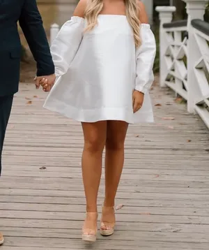 Nasty Gal Dress White thumbnail 6