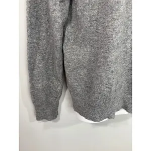 Quince Gray 100% Mongolian Cashmere Crew Neck Sweater Women M NWT Luxury Basic thumbnail 3
