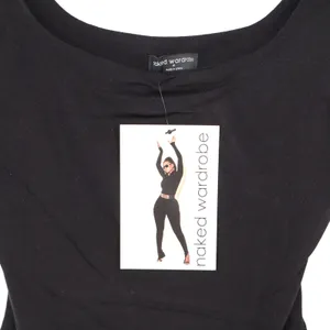Naked Wardrobe Womens Black Scoop Neck Sleeveless Thong Bodysuit M thumbnail 5