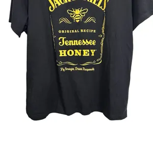 Jack Daniels Womens Sz XL Black Tennessee Honey Whiskey Original Recipe T-Shirt thumbnail 3
