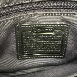 COACH Black Jacquard Canvas Fanny Pack Waist Belt Bag NO BELT thumbnail 11