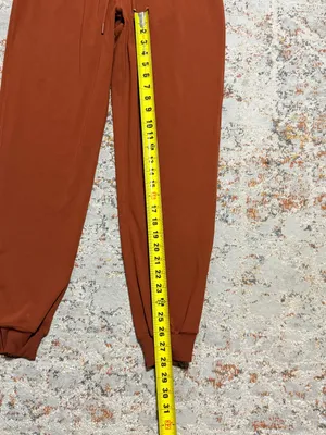 Lululemon Stretch High Rise Joggers Dark Terracotta Size 8 thumbnail 5