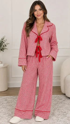 Red Gingham Tie thumbnail 1