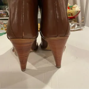 Vintage 70’s boho western Stevie Nicks festival camel leather Brazil boots thumbnail 7
