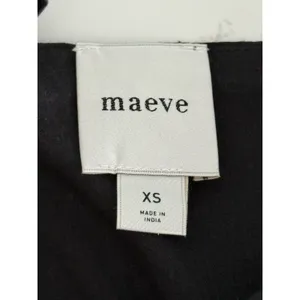 Anthropologie Maeve Puff Sleeve Smocked Romper XS Black Square-Neck Bubble Hem thumbnail 6
