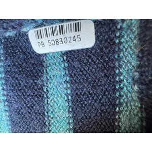 Tory Burch Wool Cashmere Blend Tunic Sweater XS Navy Stripe Pockets 50123142 thumbnail 9
