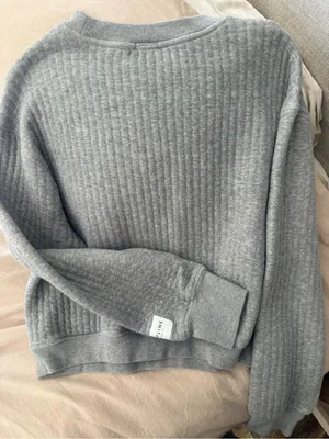 OFFLINE By Aerie Coffee Run Crewneck Gray Size M thumbnail 3