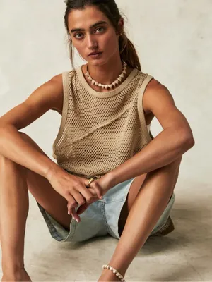 Free People Heatwaves Choker in Top Shell NWT Shells Leather Suede Bohemian thumbnail 1