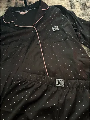 Juicy Couture bling silk pajama set thumbnail 1