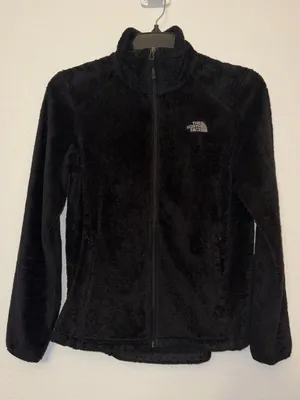 The North Face Black Osito High Pile Fleece Full Zip Jacket Medium thumbnail 1