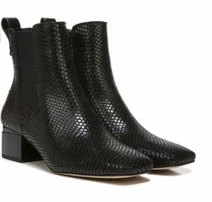 Franco Sarto NIB Wandi Snakeskin Embossed Chelsea Boot NEW Nordstrom Direct $150 thumbnail 1