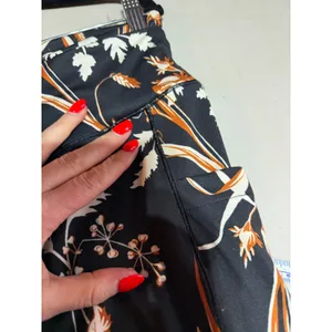 Columbia Weekend Adventure Leggings Women XL Black Floral 7/8 Gorpcore Botanical thumbnail 11