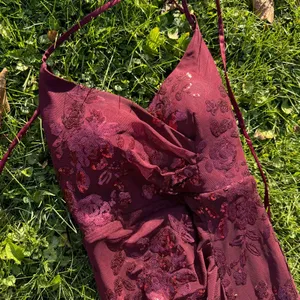 Xtraordinary Women's Burgundy and Red Dress thumbnail 1